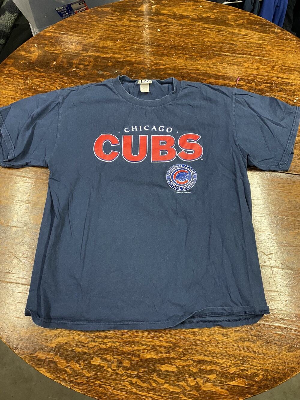 Vintage Lee Sport Chicago Cubs Loyal Baseball Fan Shirt Size Large